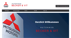 Desktop Screenshot of becker-vit.de